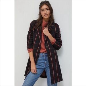 Anthropolgie Avec Les Filles Sigrid Longline Blazer  SMALL